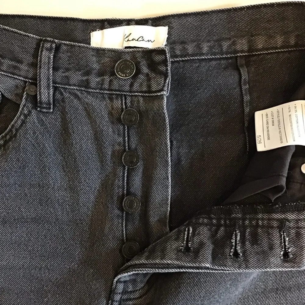 KanCan 5 (26) Bring Back The 90's Straight  Cargo Jeans High Rise Black